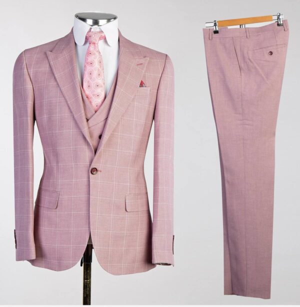 Checkered Vested Suits