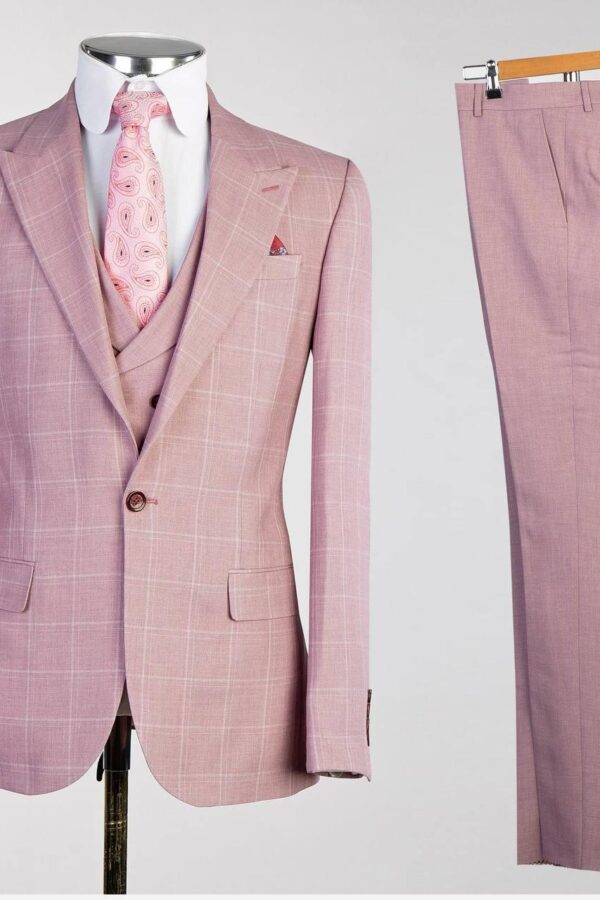 Checkered Vested Suits