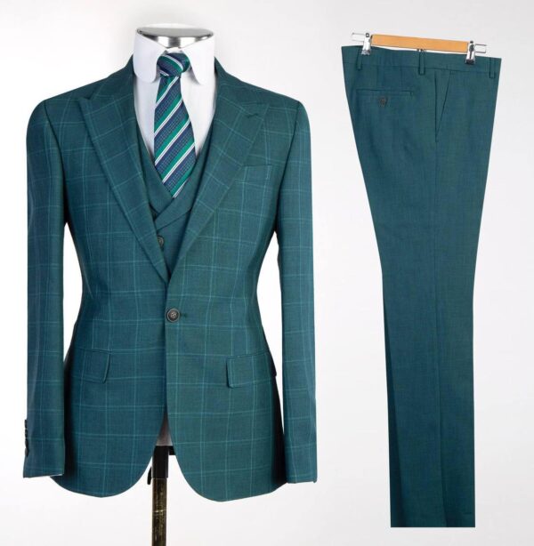 Checkered Vested Suits