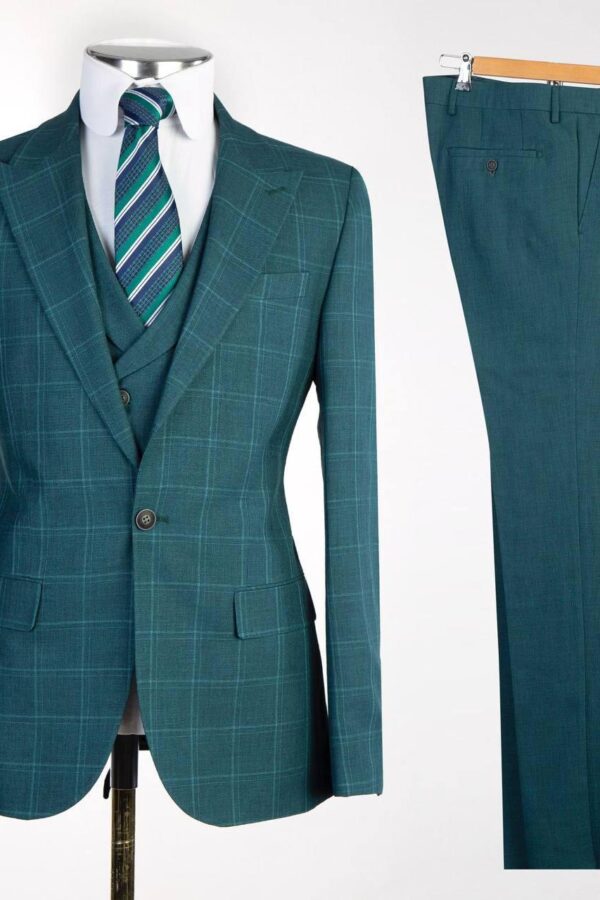 Checkered Vested Suits