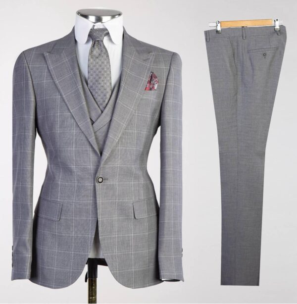 Checkered Vested Suits