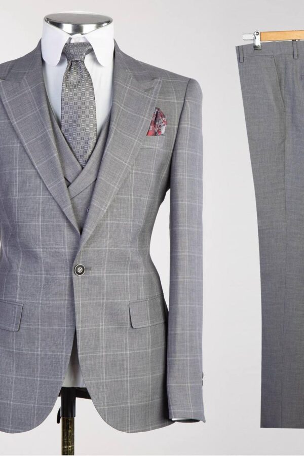 Checkered Vested Suits