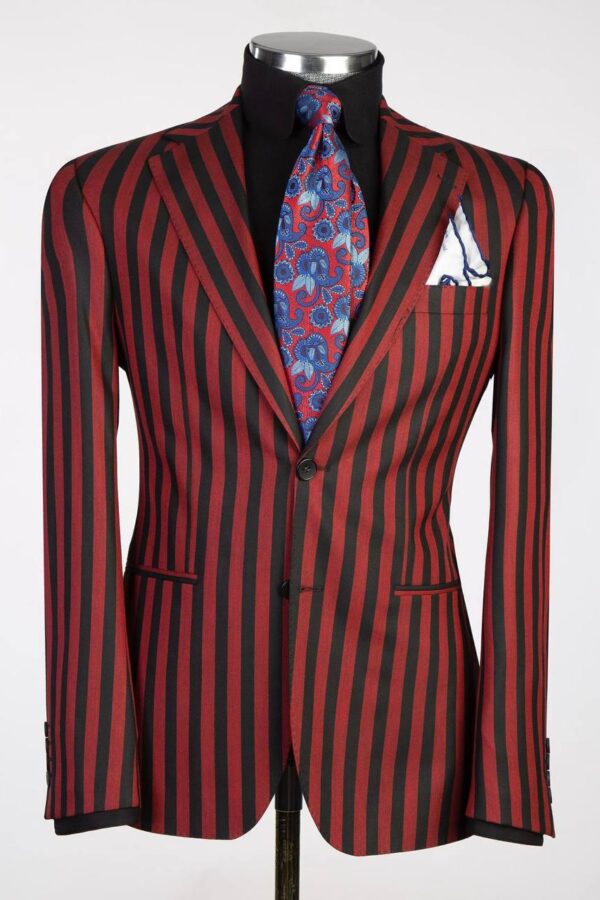 Zebra Style Striped Suits
