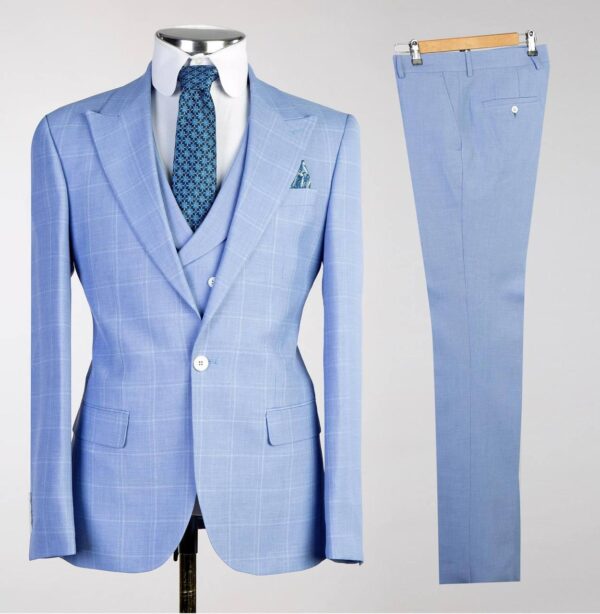 Checkered Vested Suits