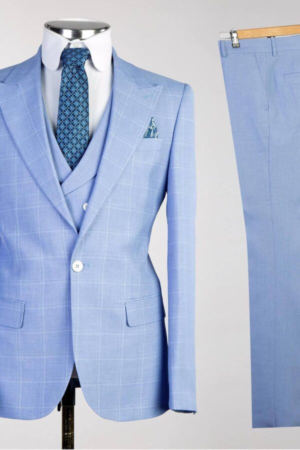Checkered Vested Suits