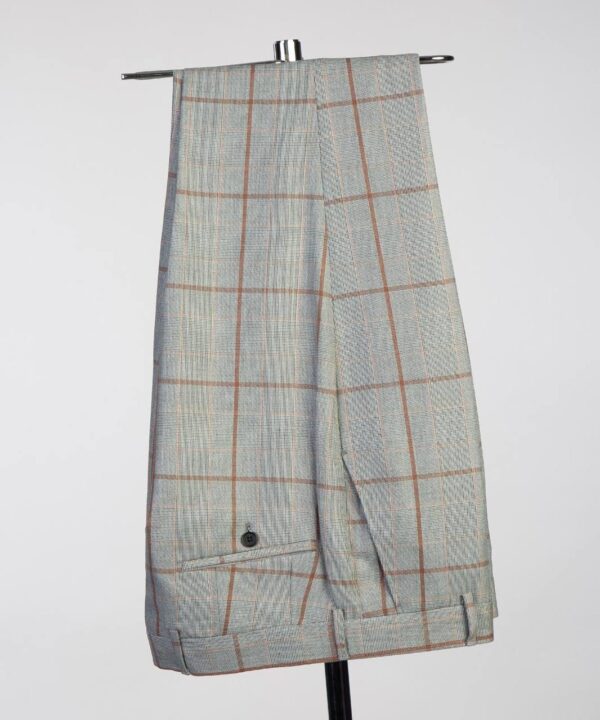 Men's Striped Double Breasted Style Suit - Image 2