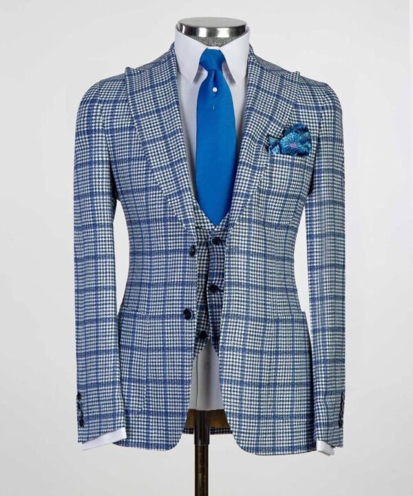 Checkered Vested Suits