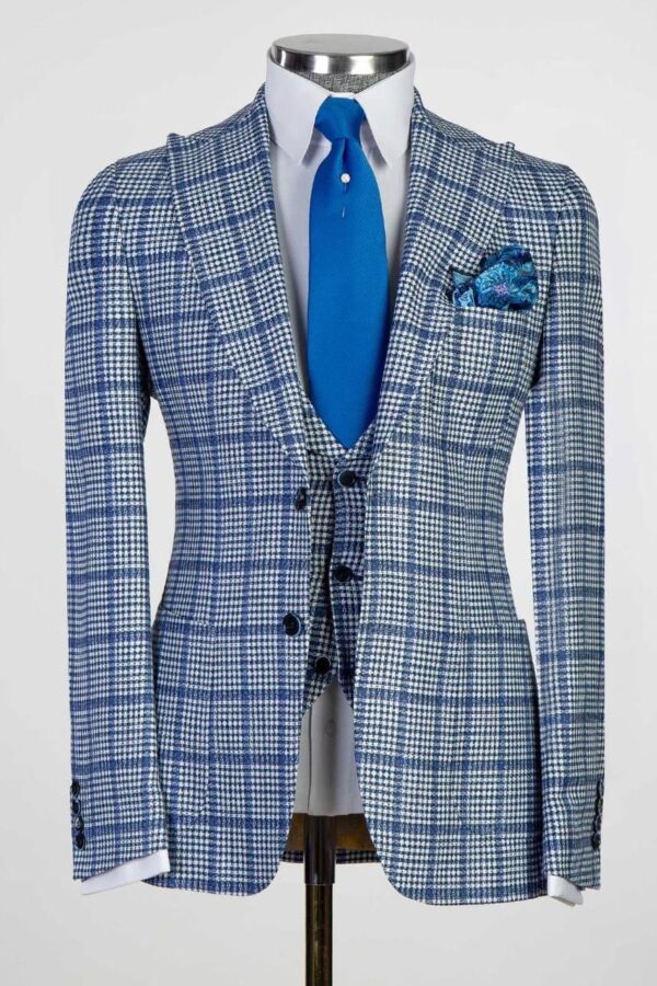 Checkered Vested Suits