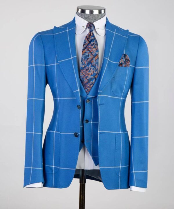 Checkered Vested Suits