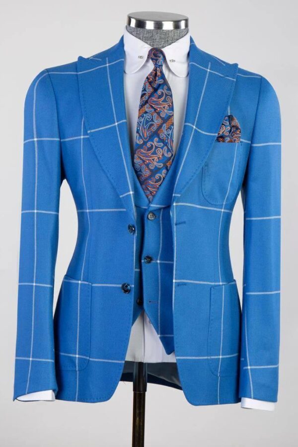 Checkered Vested Suits