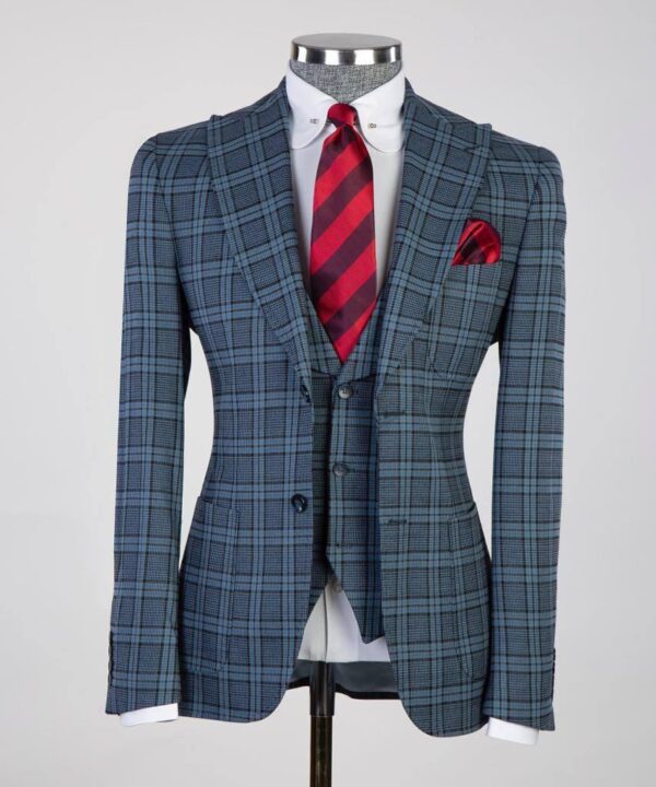 Checkered Vested Suits