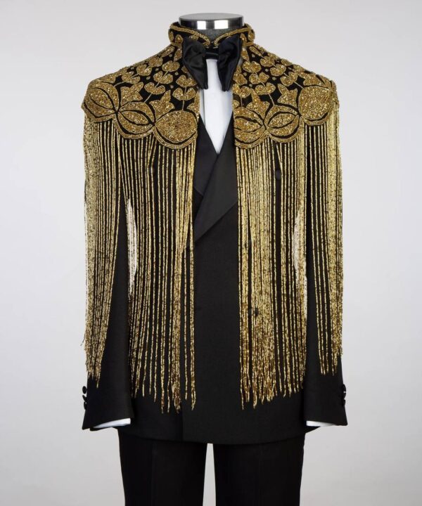 Special Hand Embroidered Stone Tuxedos