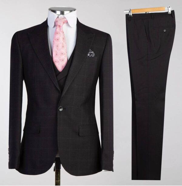 Checkered Vested Suits
