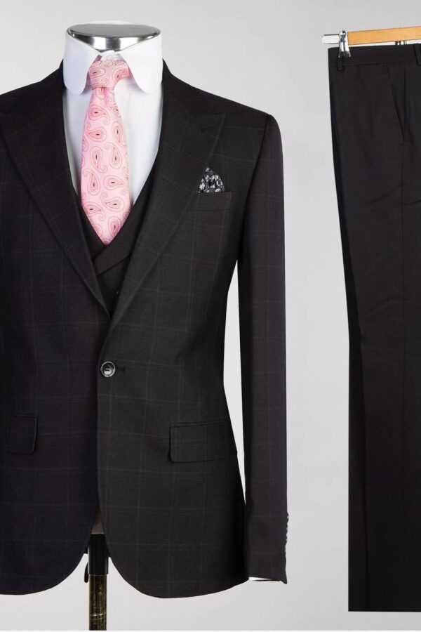 Checkered Vested Suits