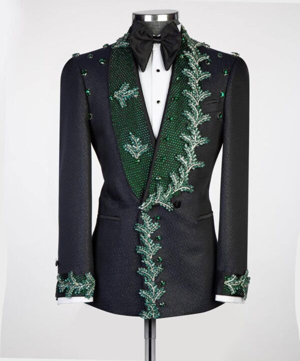 Special Hand Embroidered Stone Tuxedos